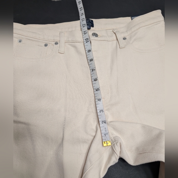 J. Crew Factory Beige All Day Stretch Essential Straight Leg Jeans Size 31 NWT - Picture 8 of 10